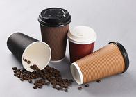 Food Grade Brand Triple Wall Cups Heat Insulated For Hot Coffee / Beverage