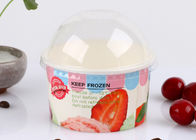 Custom Ice Cream Paper Bowls Disposable For Frozen Yogurt Shop , Eco Freindly