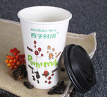 Non - Toxic Logo Custom Printed Paper Cups 12oz High Temperature Performance