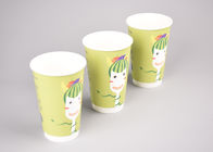 Hot Insulated Disposable Paper Cups For Restaurant / Home FDA Approved