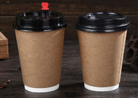 中国 決め付けるペーパー飲むコップは/ふたが付いている使い捨て可能なコーヒー カップを絶縁しました 会社