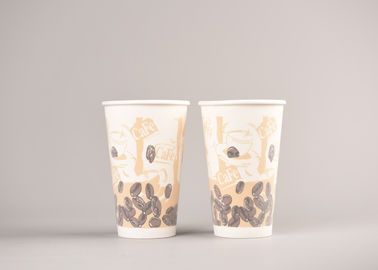 中国 泡によって絶縁されるペーパー コーヒー カップ、フル カラーの印刷物の冷たい飲み物の紙コップ 工場