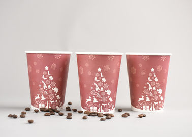 中国 使い捨て可能な再生利用できる12ozコーヒー カップ プラスチック カバー、赤い色が付いている行くため 工場